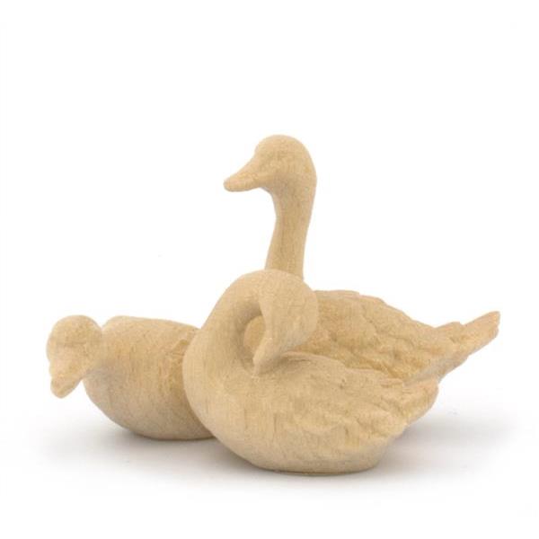 goose group 3 swimming - natural