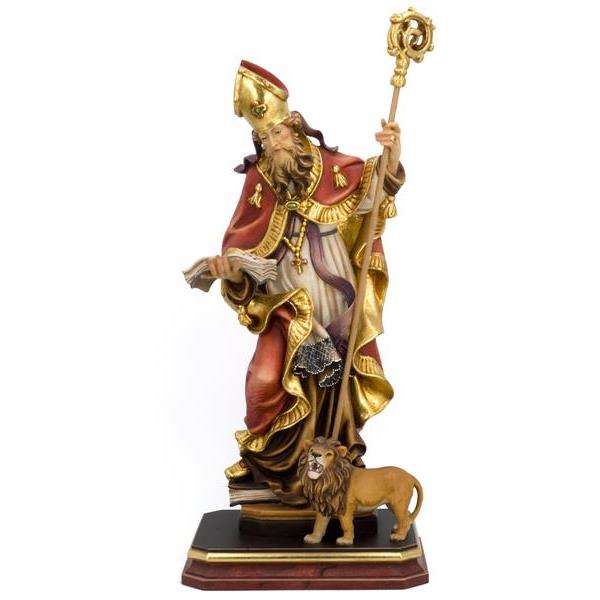 Saint Ignatius with lion - color