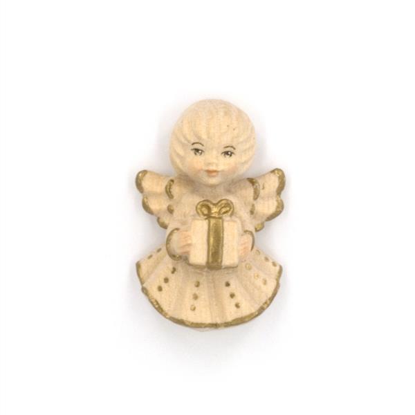 Angel with present - gold board