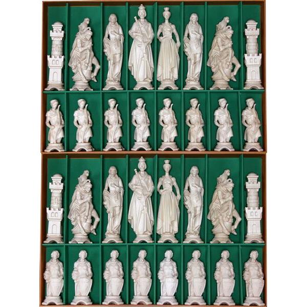 French Chess set with box - natural