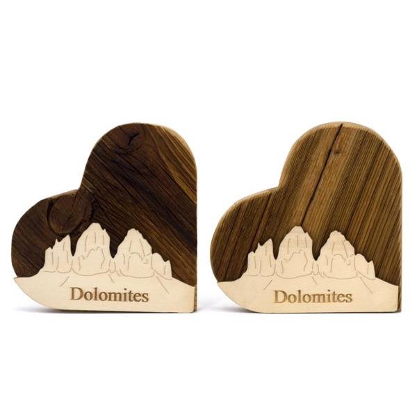 Heart Dolomites with tre cime di lavaredo - natural