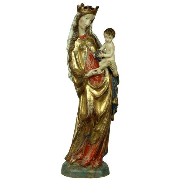 Moses gothic madonna - old true gold colored