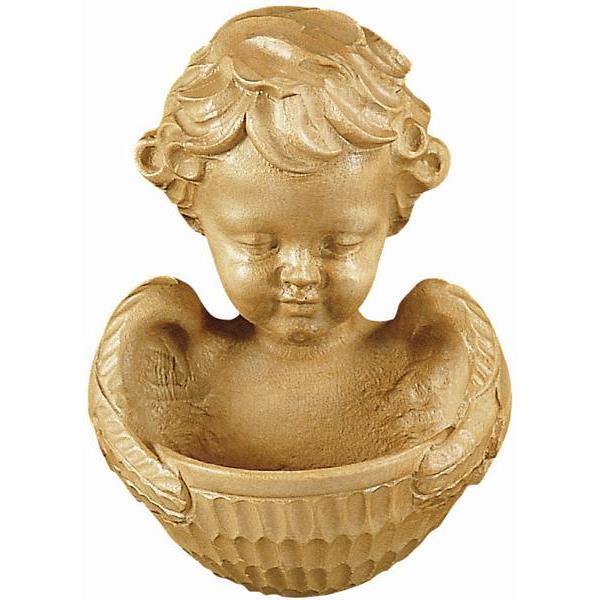 Holy water font-head of angel - hued